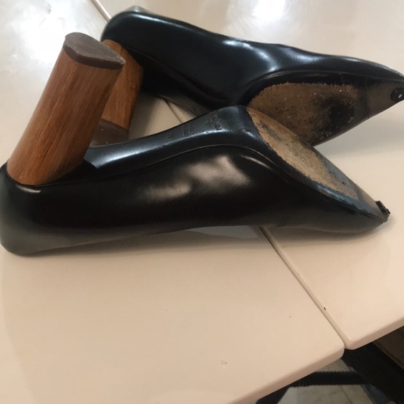 YSL black leather heels size 36 - Picture 4 of 4